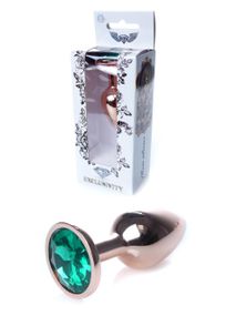 Анальная пробка -Jewellery Red Gold PLUGGreen Sex Aura