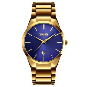 Чоловічий годинник Skmei 9140GDBU Gold-Blue