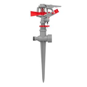 Дощувальний пристрій пульсуючий на кілку, круг/сектор поливу до 12 м INTERTOOL GE-0051