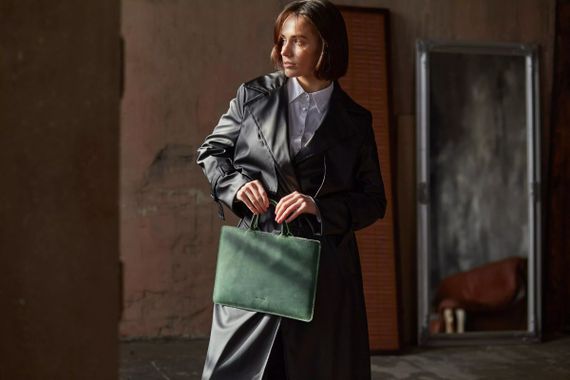 Чохол для ноутбука вінтажний Incarne Stem MacBook Air 15" 2023-2025 stem-green-vintage-air-15 зелений | Зображення 5