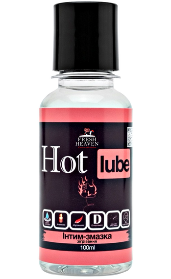 Интим-смазка согревающая Fresh Heaven Hot Lube 100ml (Travel версия)