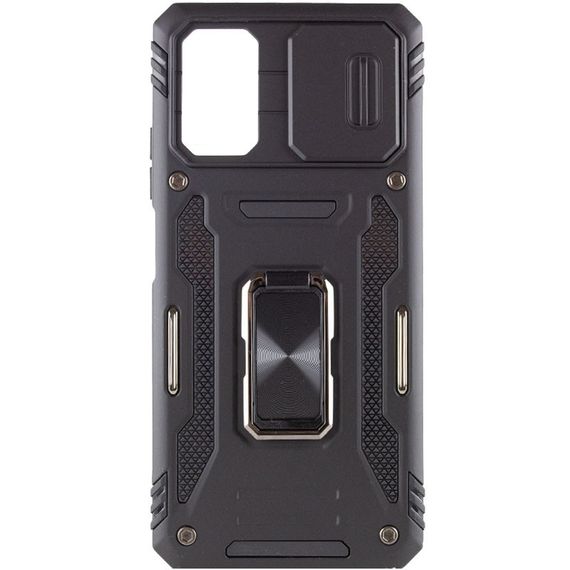 Ударопрочный чехол Camshield Army Ring для Xiaomi Poco X5 Pro 5G / Note 12 Pro 5G Черный / Black | Зображення 2