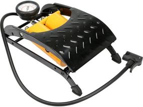 Насос ножной манометр помпа 7 Bar 2 цилиндра Польша VOREL-82015