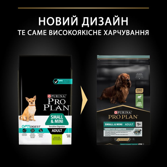 Сухий корм Purina Pro Plan Small & Mini Sensitive Digestion із чутливою системою травлення 7кг