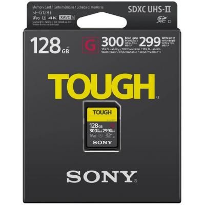 Карта памяти Sony 128GB SDXC class10 UHS-II U3 V90 Tough (SFG1TG) | Зображення 1