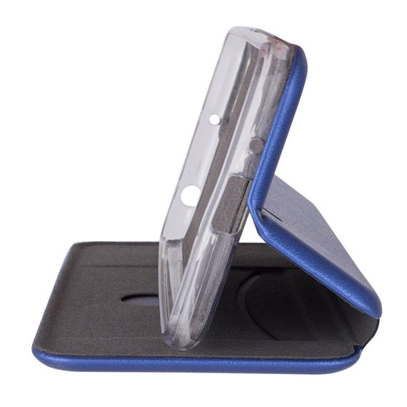 Кожаный чехол-книжка Classy для Xiaomi Redmi 6A Синий | Зображення 2