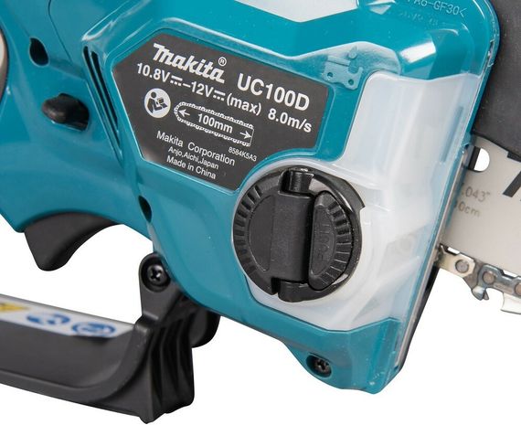 Пила ланцюгова акумуляторна Makita UC100DWA (10 см, 8 м/с, BL, CXT) | Зображення 6
