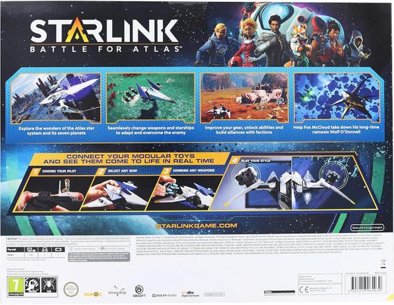 Игра Starlink Battle for Atlas для Nintendo Switch, стартовый игровой набор с пилотами, звездолетом и оружием | Зображення 3