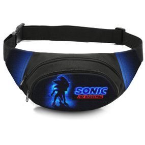 Сумка-бананка дитяча з принтом Супер Сонік поясна сумка для хлопчика (4611)