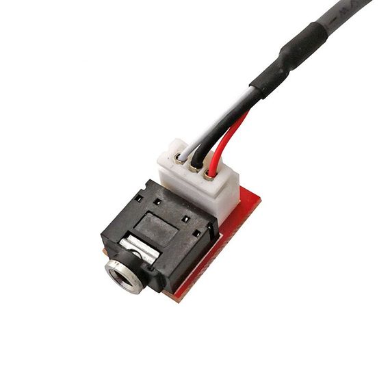 Плата аудио сигнала, два канала, разъем 3,5 jack 3pin 2,54 модуль для домашнего звукового усилителя | Зображення 2