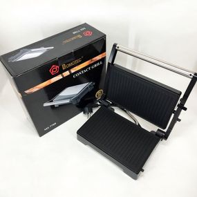 Бутербродниця для сендвічів з антипригарним покриттям Domotec, Притискний електро гриль MG-71