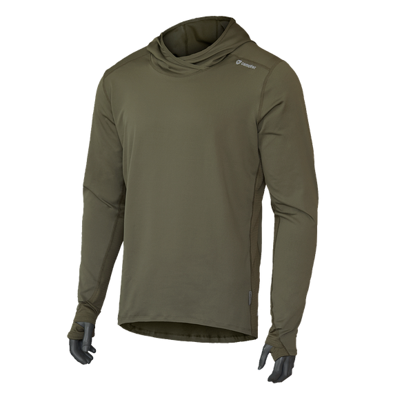 Лонгслів Chiton Hood CoolPass Олива (5784), L | Зображення 1
