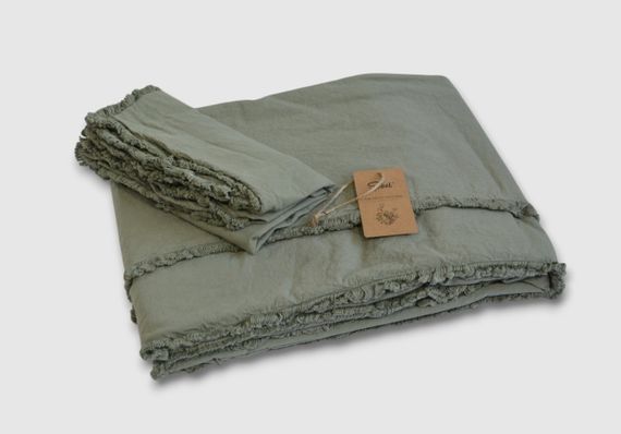 Постельное белье Sikel Stonewashed Soho Firfirli 200 х 220 см Yesil | Зображення 2