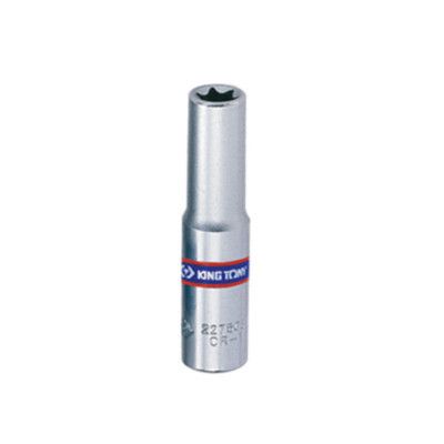 Головка торцевая KING TONY 1/4" звездочка E7 длина 50 мм (227507M)