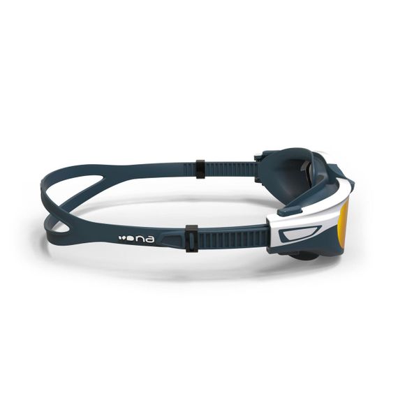 Окуляри для плавання SPIRIT розмір S дзеркальні лінзи білі/сині | Зображення 2