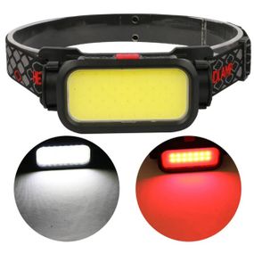 Ліхтар налобний BL-008+COB (white+red), червоне світло, водозахист, LK-745 вбудований акумулятор