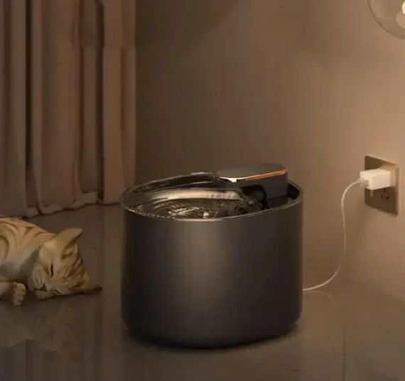 Автоматическая поилка для животных 3л фонтан для котов и собак Pet water dispenser UKC со сменным фильтром | Зображення 1