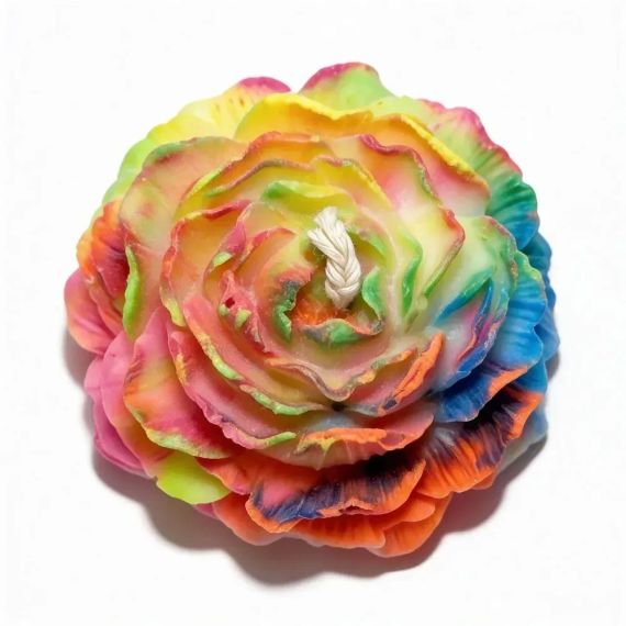 Свеча Пион низкотемпературная люминесцентная GlowKink разноцветная, VIP-концентрация, 91 г Sex Aura | Зображення 3