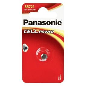 Батарейка Panasonic серебряно-цинковая SR721(361, V361, D361) блистер, 1 шт. (SR-721EL/1B)