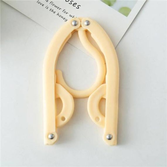 Складная вешалка для одежды Бежевая