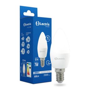 Лампочка Lectris С37 7W 4000K 220V E14 (1-LC-1302)
