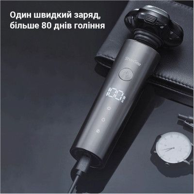 Электробритва Xiaomi ShowSee Electric Shaver Black (F305-GY) | Зображення 5