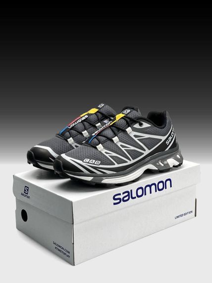 Мужские кроссовки Salomon XT-6 Grey Black White , Вьетнам 44 28 | Зображення 2