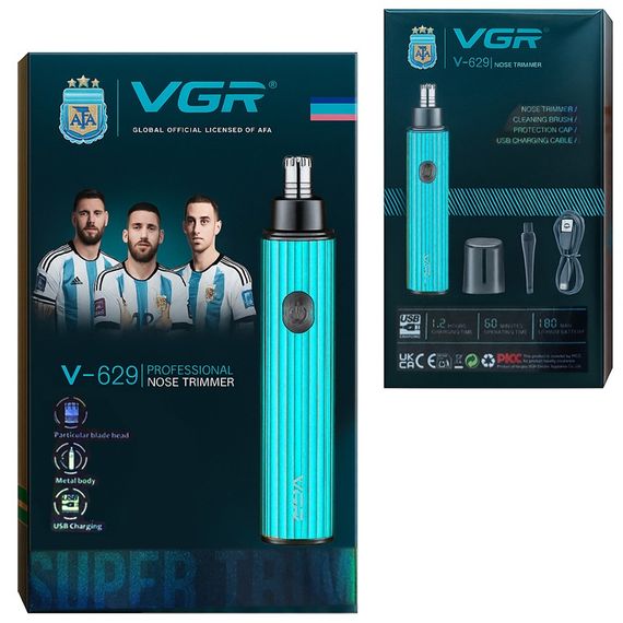 Триммер для носа VGR V-629 BLUE синий | Зображення 1