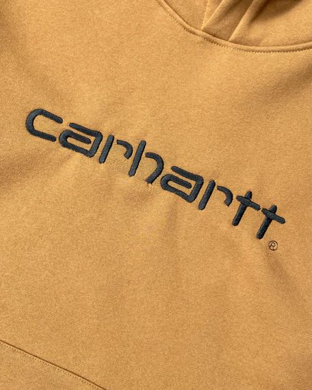 Худі Carhartt WIP Logo Hoodie Brown L | Зображення 1