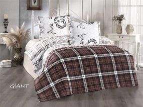 Постельное белье Belizza Giant Фланель Хлопок Полуторный размер