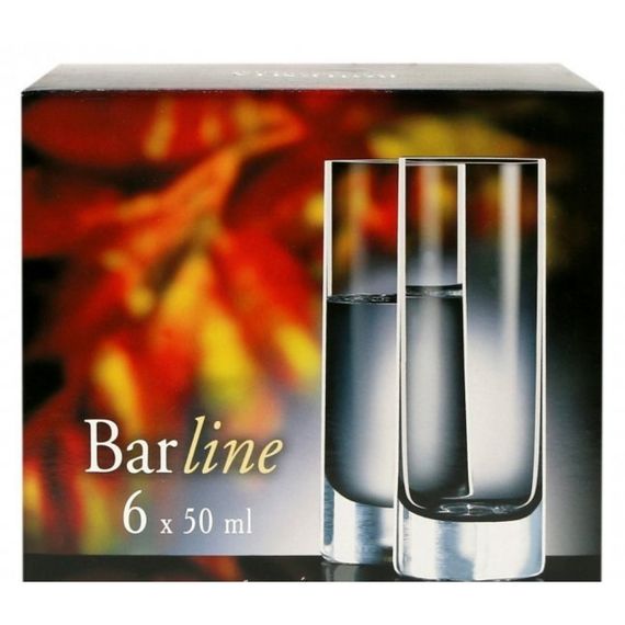 Набор стопок для водки Bohemia Barline 50 мл 6 шт стеклянные 25089/050 | Зображення 6