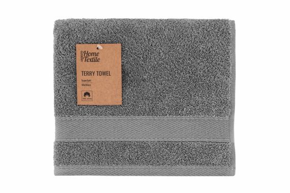 Рушник махровий Ardesto SuperSoft ART-2250-SL 50х90 см сірий