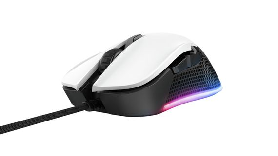 Мишь игровая Trust GXT 922 YBAR USB White (24485_TRUST) | Зображення 1