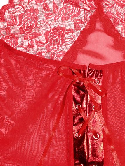 Пеньюар Боді Babydoll L Червоний 0183-1 | Зображення 5