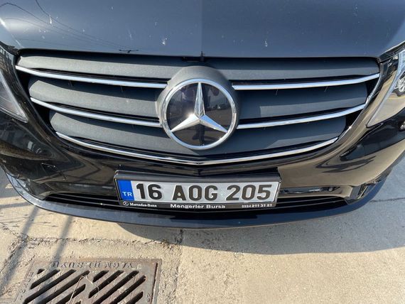 Накладки на решітку (5 шт, нерж) Carmos - Турецька сталь для Mercedes Sprinter 2018-2024 рр | Зображення 2