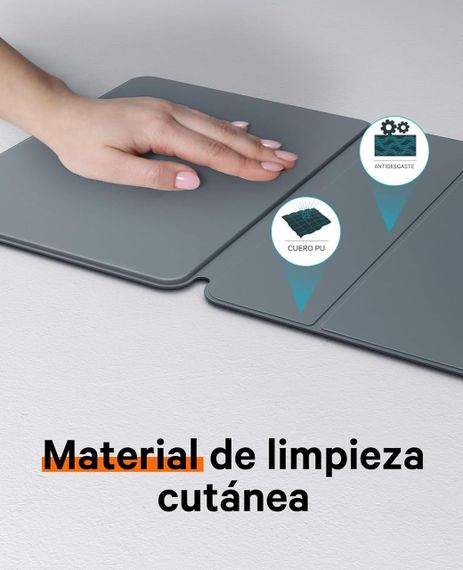 Клавіатура-чохол для iPad Air 2024 11”, Air 5/Air 4 10.9”, iPad Pro 11 4, 3, 2, 1 покоління, магнітна, ультратонка, сіра QWERTY | Зображення 7