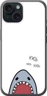 Чохол на iPhone 15 Акула із силікону FCh_003777