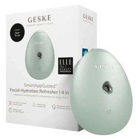 Электронный освежитель для увлажнения лица GESKE Facial Hydration Refresher 4в1 gray, Зеленый