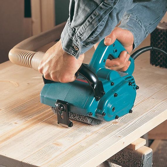 Щітка нейлонова для брашування 100х120 мм K120 для Makita 9741 (P-04444) | Зображення 5