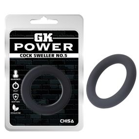 Кільце ерекційне Chisa GK Power Cock Sweller №5, чорне sexstyle