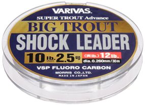 Флюорокарбон Varivas Big Trout Shock Leader VSP Fluro 12lb 0.285mm