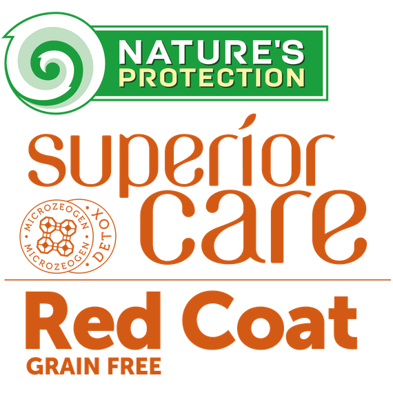 Корм Nature's Protection Superior Care Red Coat Grain Free Adult All Breeds with Salmon сухий з лососем для дорослих собак з рудим забарвленням вовни 4 кг | Зображення 2