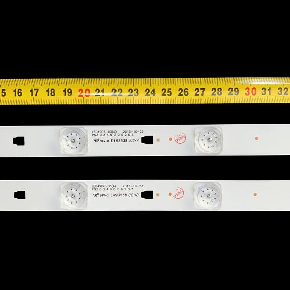 LED підсвітка TV Kivi 49-50" 483mm 6-led 3V LED49D6-03(A) LED50D06-ZC14AG-03 FD4951A-LU 30349006203 1шт. | Зображення 3