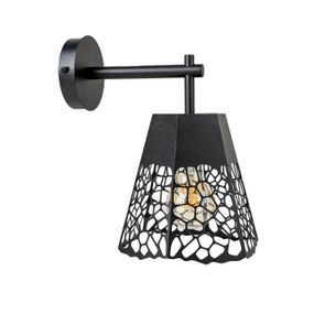 Бра (світильник настінний) Floret W170 Чорний, Atmolight