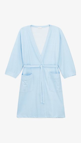 Халат жіночий Nicoletta 84360 3XL Блакитний shop (2000999543791)