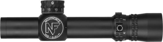 Приціл оптичний Nightforce NX8 1-8x24 FFP сітка FC-Mil з підсвічуванням