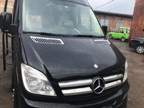 Накладки на решетку (2006-2013, нерж) OmsaLine - Итальянская нержавейка для Mercedes Sprinter | Зображення 3
