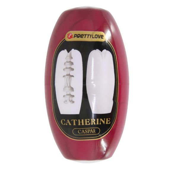 Мастурбатор вагина яйцо PRETTY LOVE CATHERINE Caspar белый, 7.4 х 3.5 см sexstyle | Зображення 9