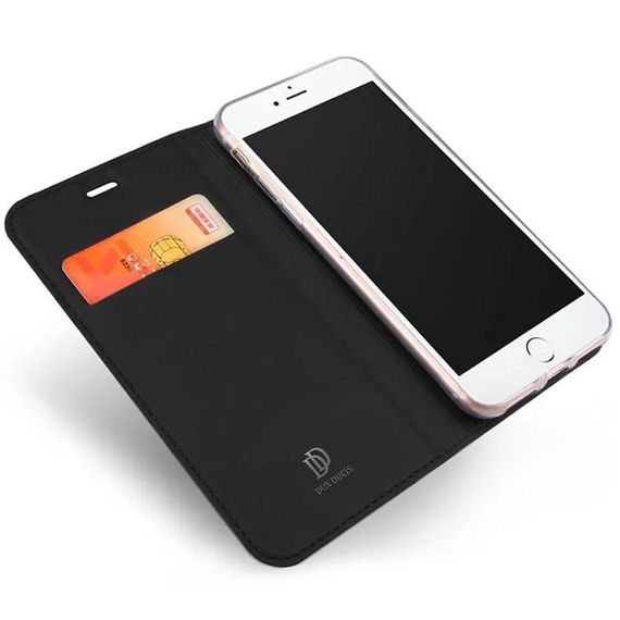 Чохол-книжка Dux Ducis з кишенею для візиток для Apple iPhone 7 / 8 / SE (2020) (4.7") Чорний | Зображення 3