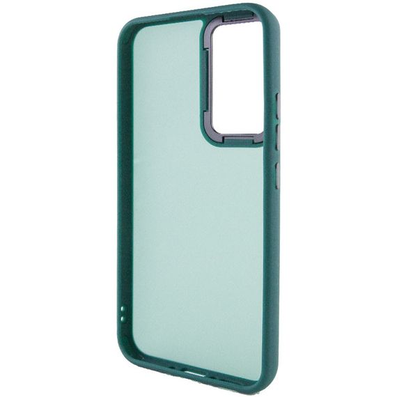 Чехол TPU+PC Lyon Frosted для Samsung Galaxy S24 Ultra Green | Зображення 2